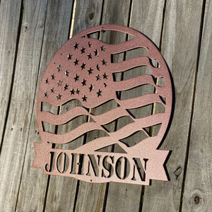 American Flag Monogram