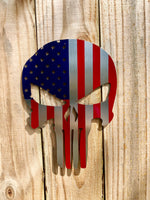 American Flag Punisher Skull