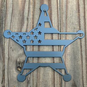 Flag Star - Sheriff Badge