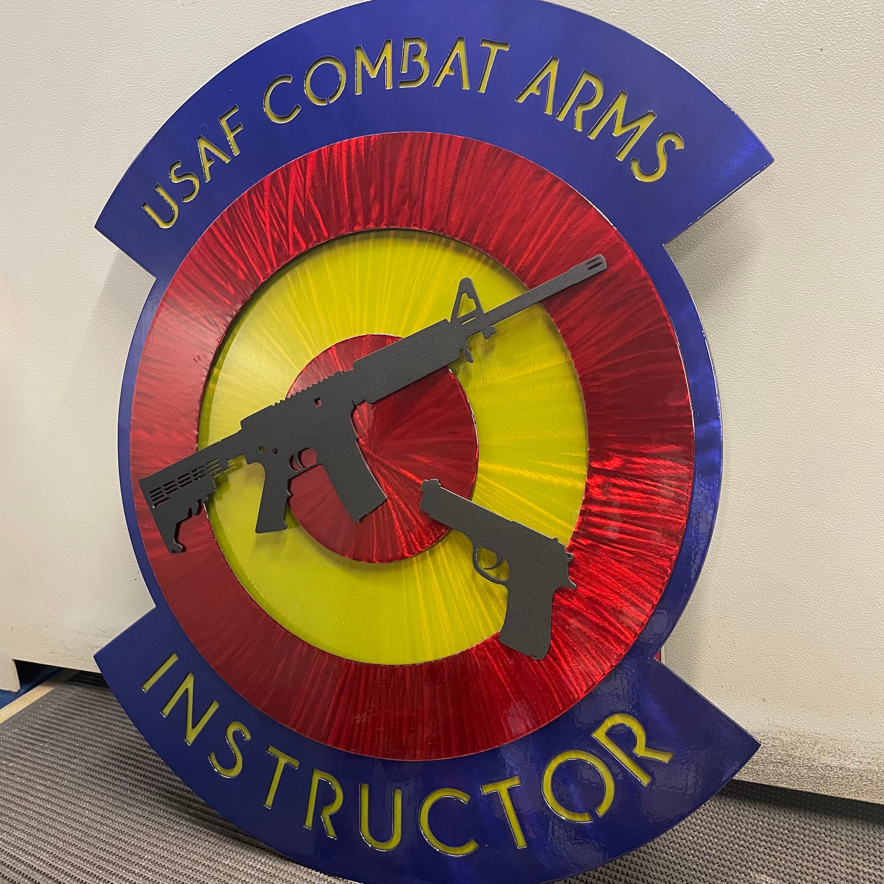 USAF Combat Arms Instructor - sign