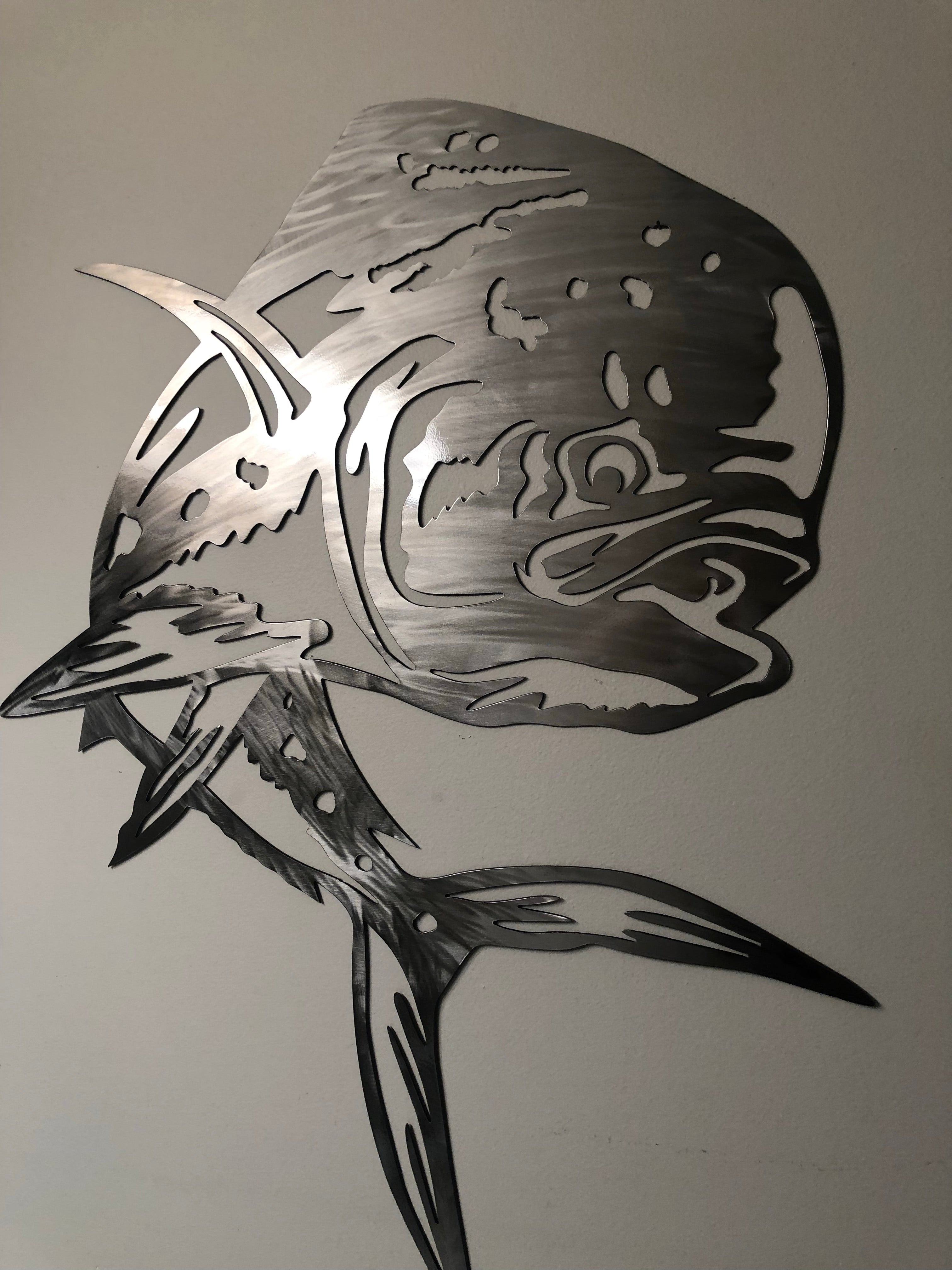 Swooping Mahi Mahi Sign