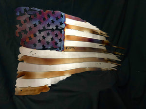 Heat Treated American Battle Flag