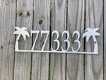 Palm Tree Address Sign - Custom