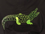 Geometric Alligator Sign