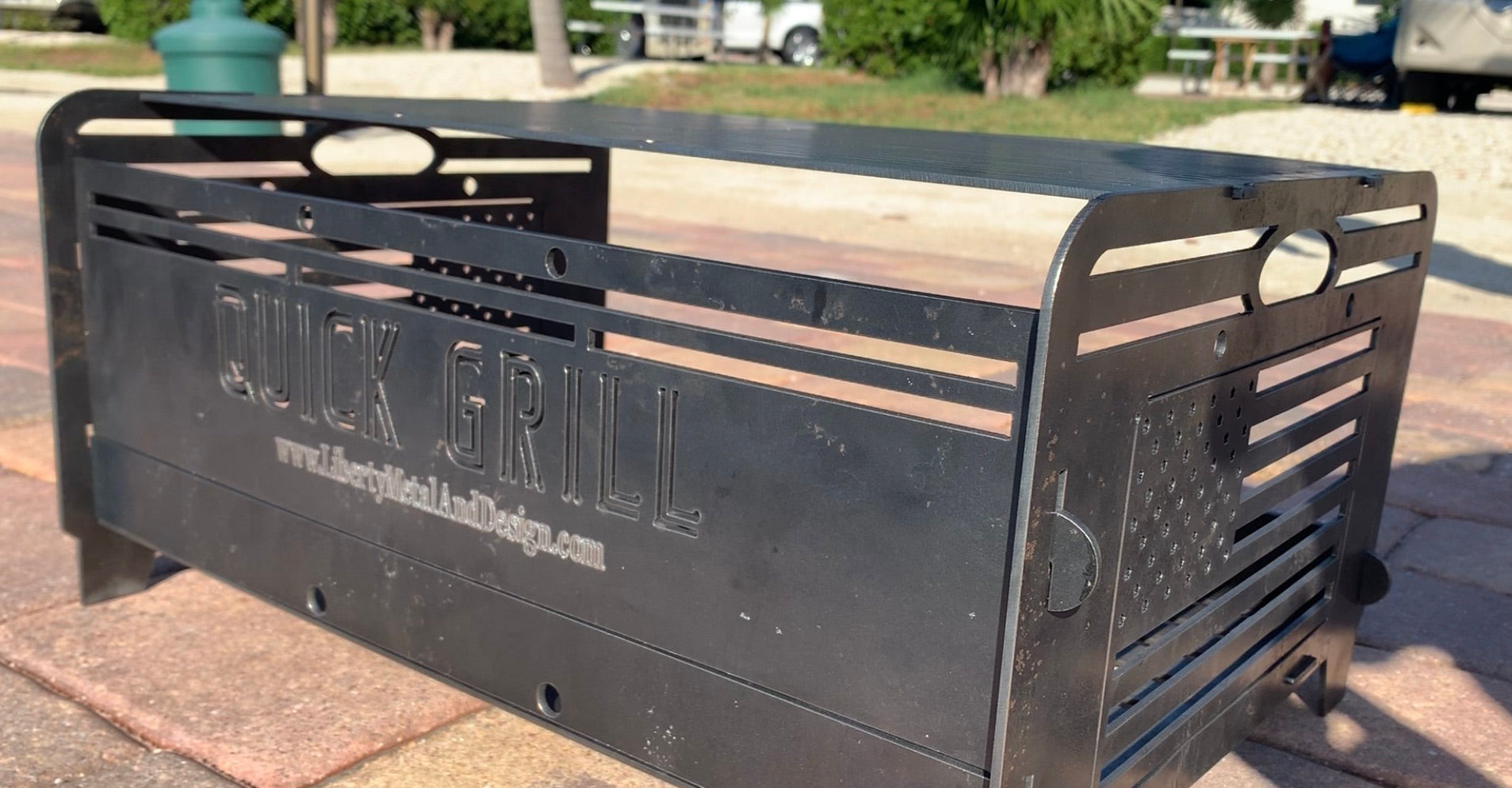 personalized collapsible quick grill